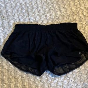 Lululemon City Sky Run By Shorts Black on Black.